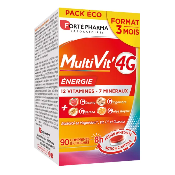 Forté Pharma MultiVit' 4G Energie comprimés