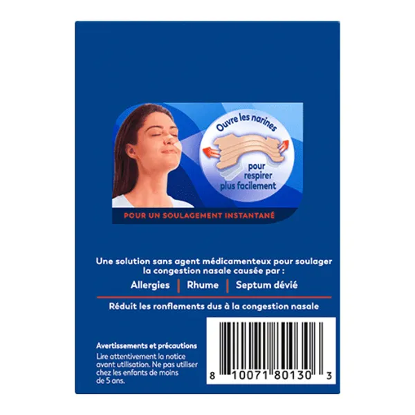 Breathe Right bandelettes nasales Original Extra Fort