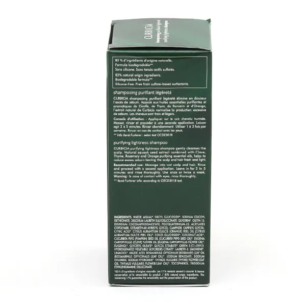 René Furterer Curbicia Shampooing purifiant légèreté