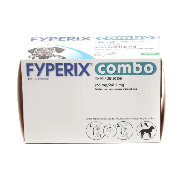Fyperix Combo Chien pipette anti puce