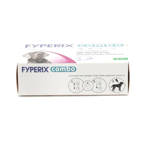 Fyperix Combo Chien pipette anti puce