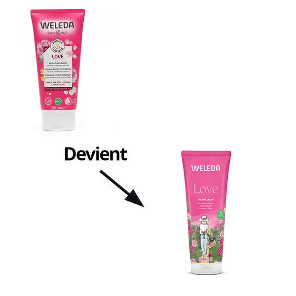 Weleda Love Crème de Douche