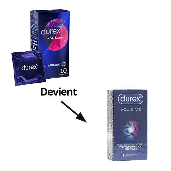 Durex You & Me Préservatifs