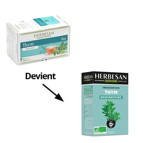 Herbesan Infusion Thym bio Respiration