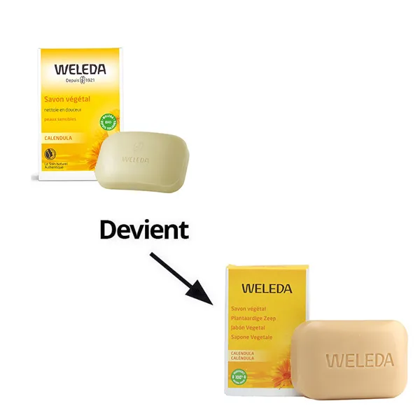 Weleda Calendula Savon végétal Bio