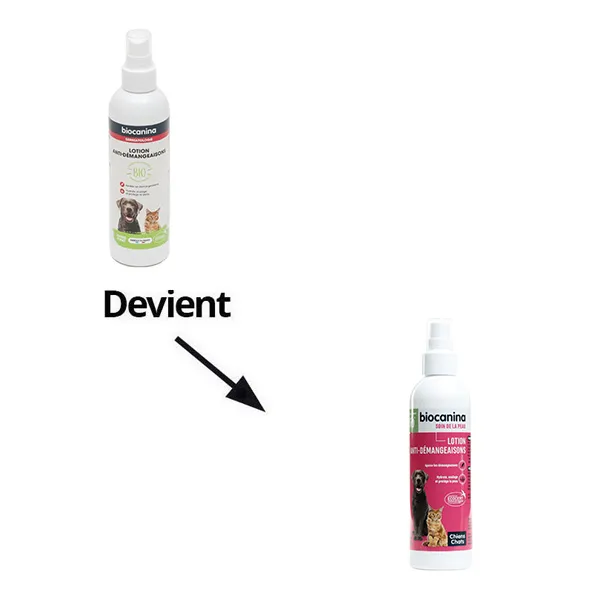 Biocanina lotion anti-démangeaisons bio