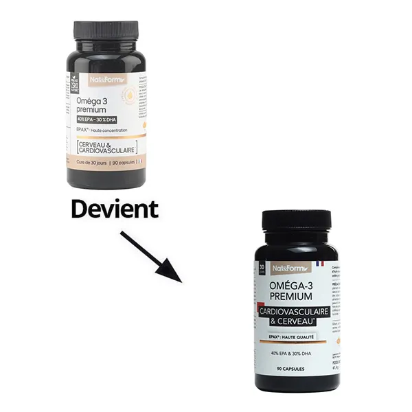 Nat et Form Oméga 3 premium capsules