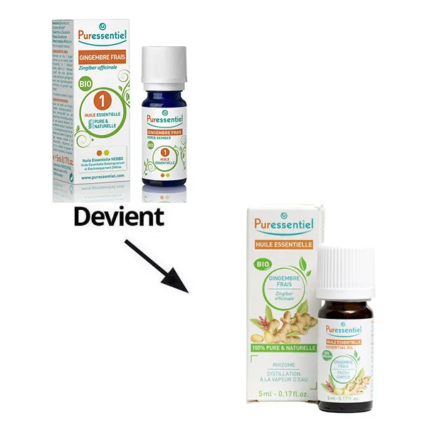 Puressentiel Huile essentielle Gingembre frais Bio