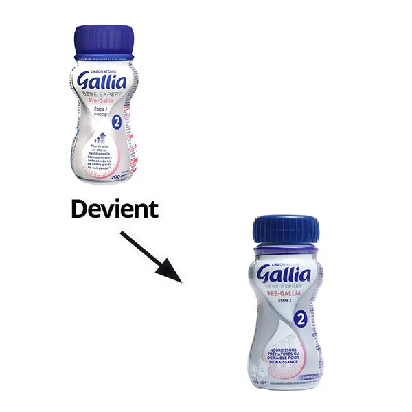 Gallia Bébé expert Pré Gallia étape 2 lait prêt à l'emploi