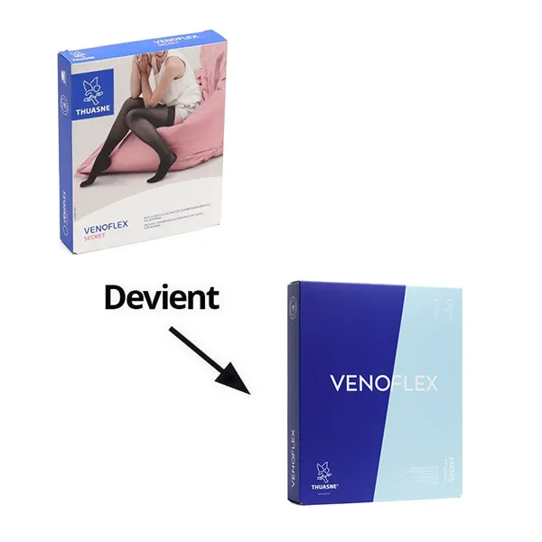 Venoflex Secret Bas de Contention Femme Classe 2
