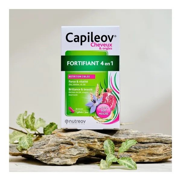 Capileov Fortifiant 4 en 1 cheveux et ongles gélules