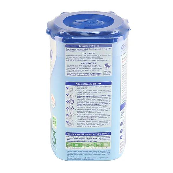 Gallia Calisma Croissance Lait 3ème âge Bio
