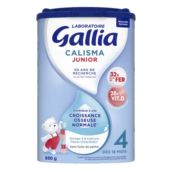 Gallia Calisma 4 Junior lait de croissance