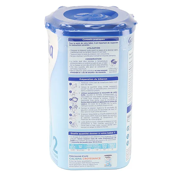 Gallia Calisma Lait 2ème âge