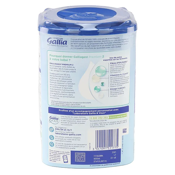 Gallia Galliagest Premium 2ème âge