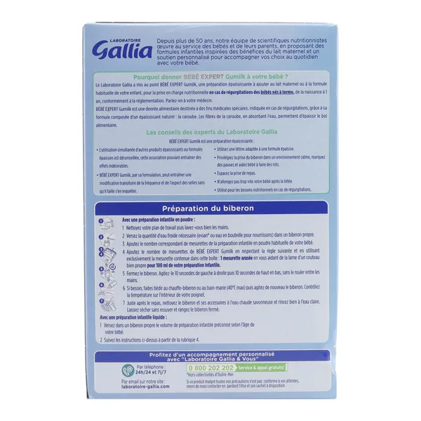 Gallia Gumilk Bébé expert 0-12 mois