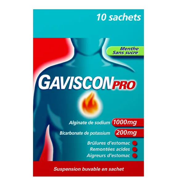 Gaviscon Pro menthe stick Sans sucre