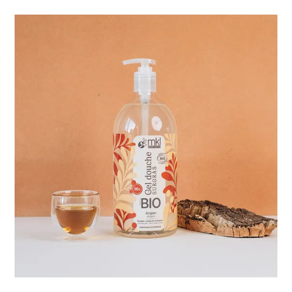MKL gel douche surgras Argan bio