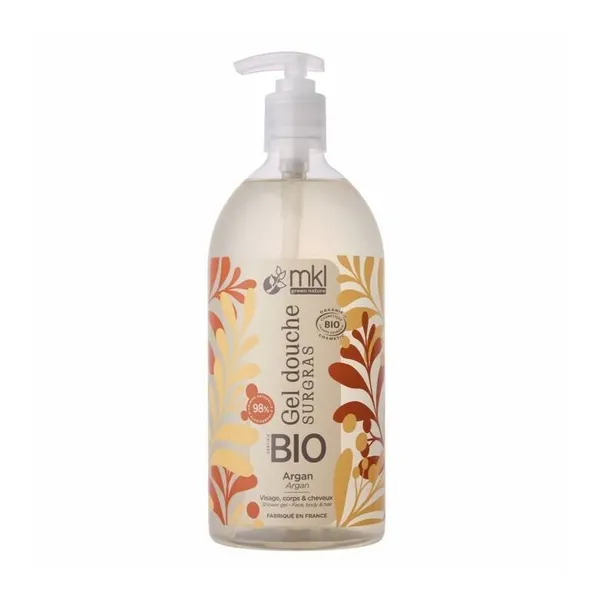 MKL gel douche surgras Argan bio