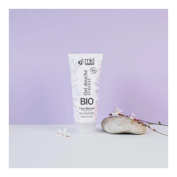MKL Gel douche surgras Fleur blanche Bio
