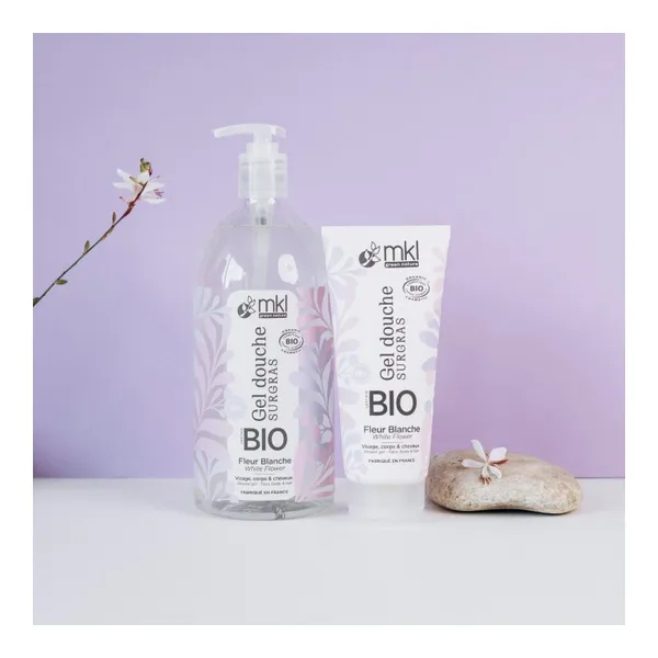 MKL Gel douche surgras Fleur blanche Bio
