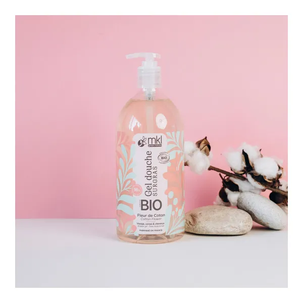 MKL Gel Douche surgras Fleur de coton Bio