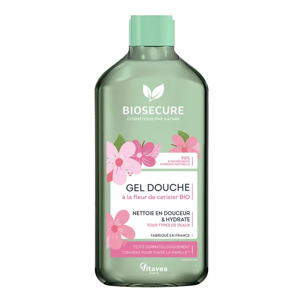 Biosecure Gel douche à la fleur de cerisier bio