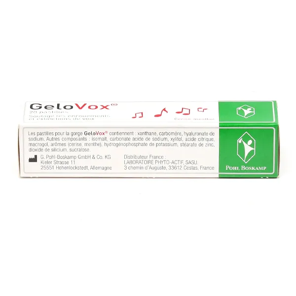 Gelovox Pastilles gorge