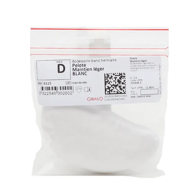 Gibaud Pelote Pour Bandage Herniaire Simple