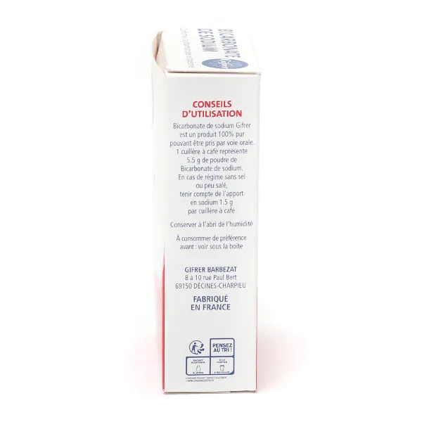 Gifrer Bicarbonate de sodium