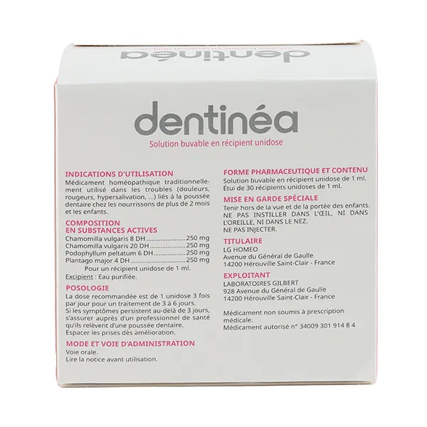 Dentinéa solution buvable