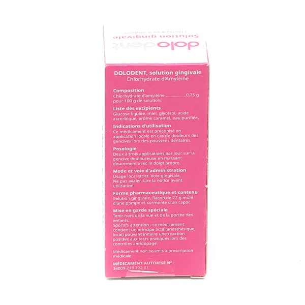 Dolodent bébé solution gingivale