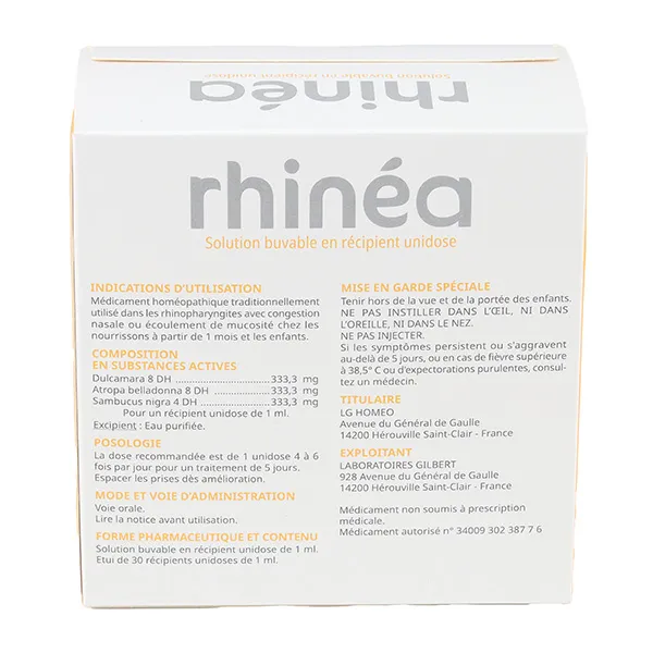 Rhinea unidoses buvables