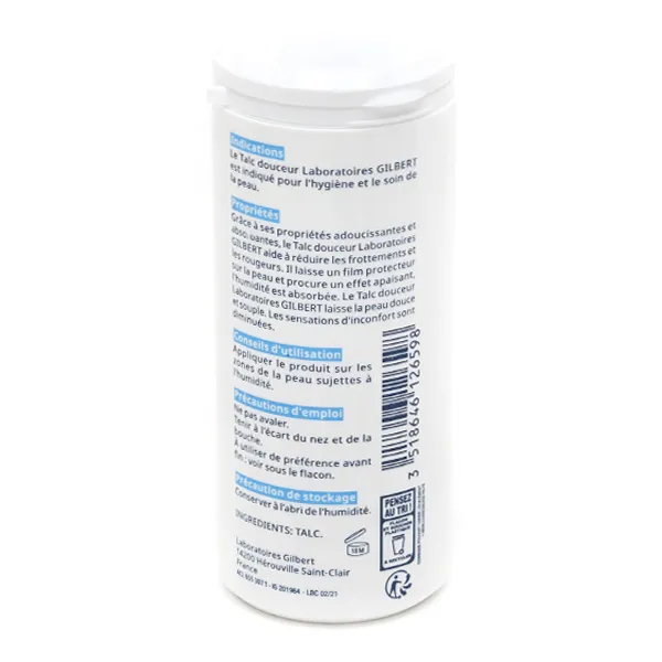 Gilbert talc douceur poudre