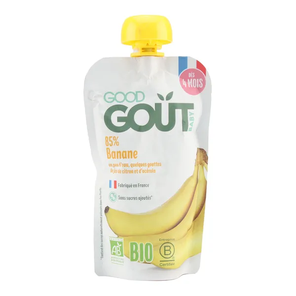 Good Goût compote Banane Bio