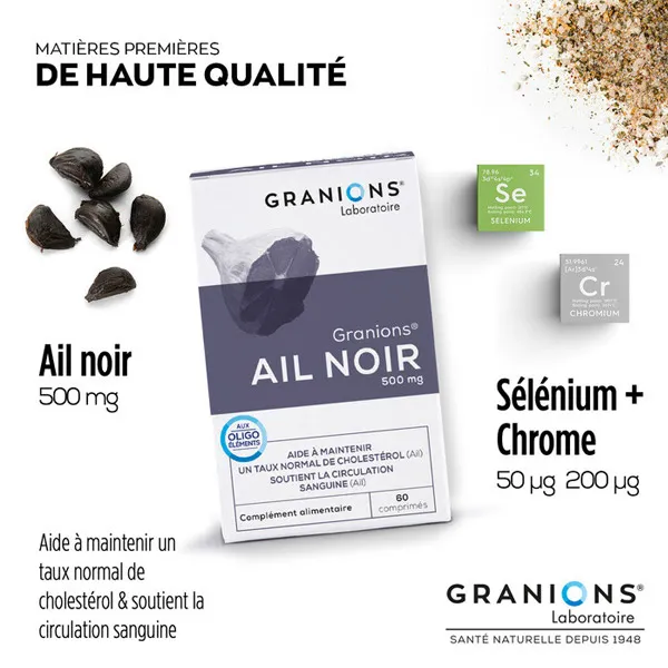 Granions Ail noir 500 mg comprimés