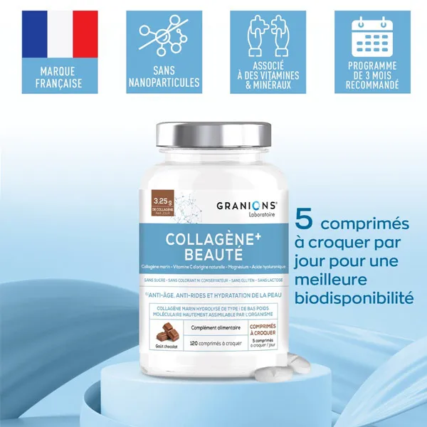 Granions Collagène+ Beauté Chocolat comprimés