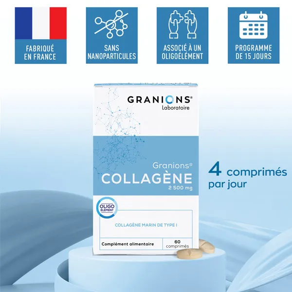 Granions collagène comprimés