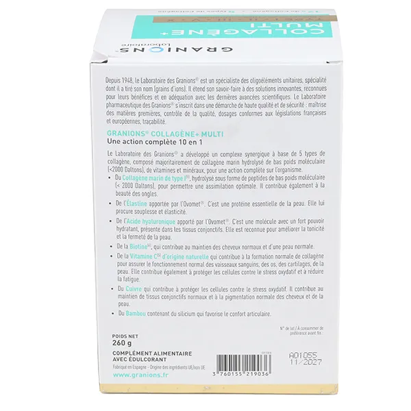 Granions Collagène+ Multi poudre