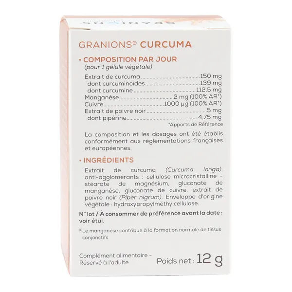 Granions Curcuma gélules