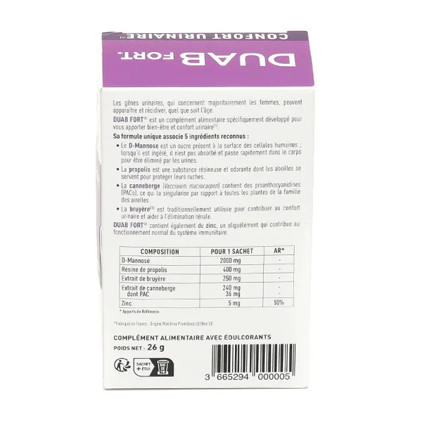 Granions Duab Fort sachets