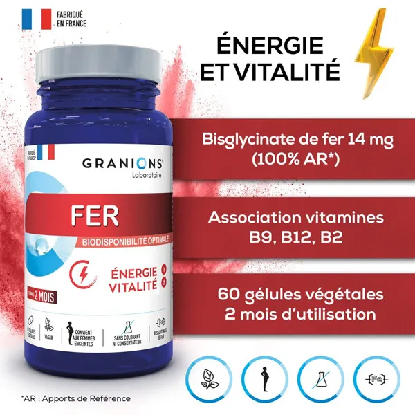 Granions Fer gélules