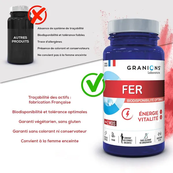 Granions Fer gélules