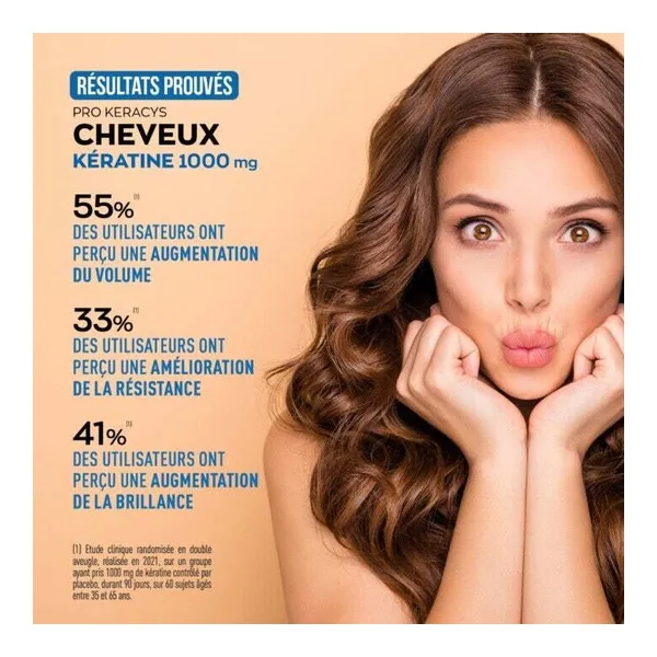 Granions Pro Keracys Cheveux Kératine 1000 mg comprimés
