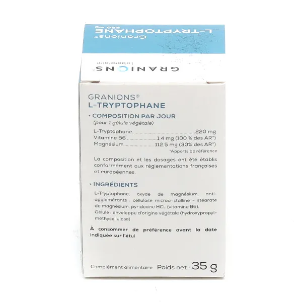 Granions L Tryptophane 220 mg gélules