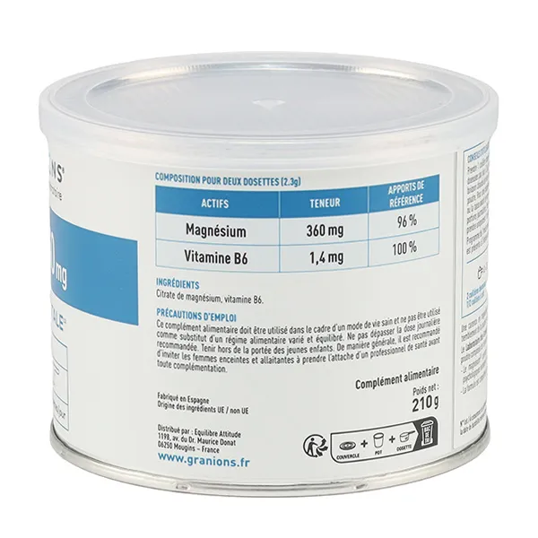 Granions Magnésium 360 mg poudre