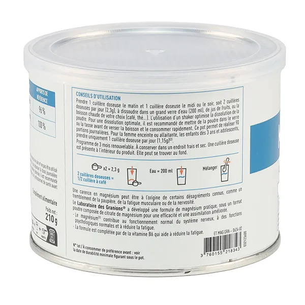 Granions Magnésium 360 mg poudre