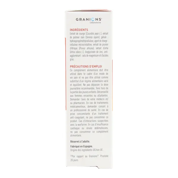 Granions prostate gélules
