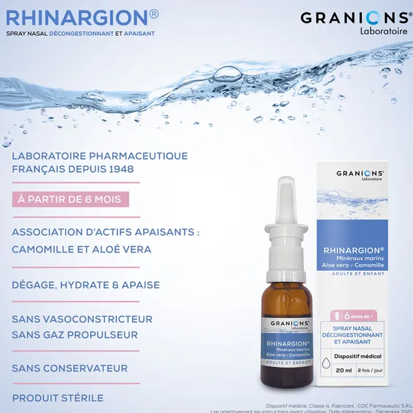 Rhinargion Rhume Spray nasal