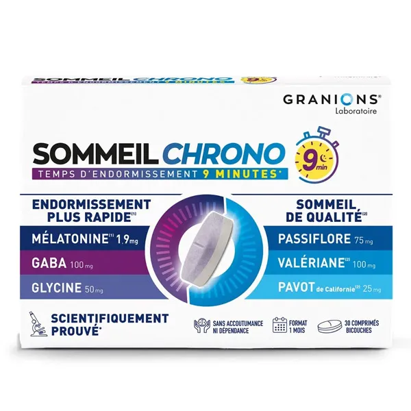 Granions Sommeil Chrono comprimés